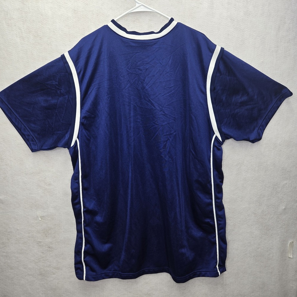 Adidas Team Buttom Up Track Basketball Warm Up Mens Size XLarge Blue Polyester - Picture 3 of 10